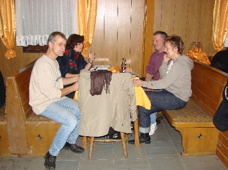 Udo und Jutta mit Birgit und Bernhard